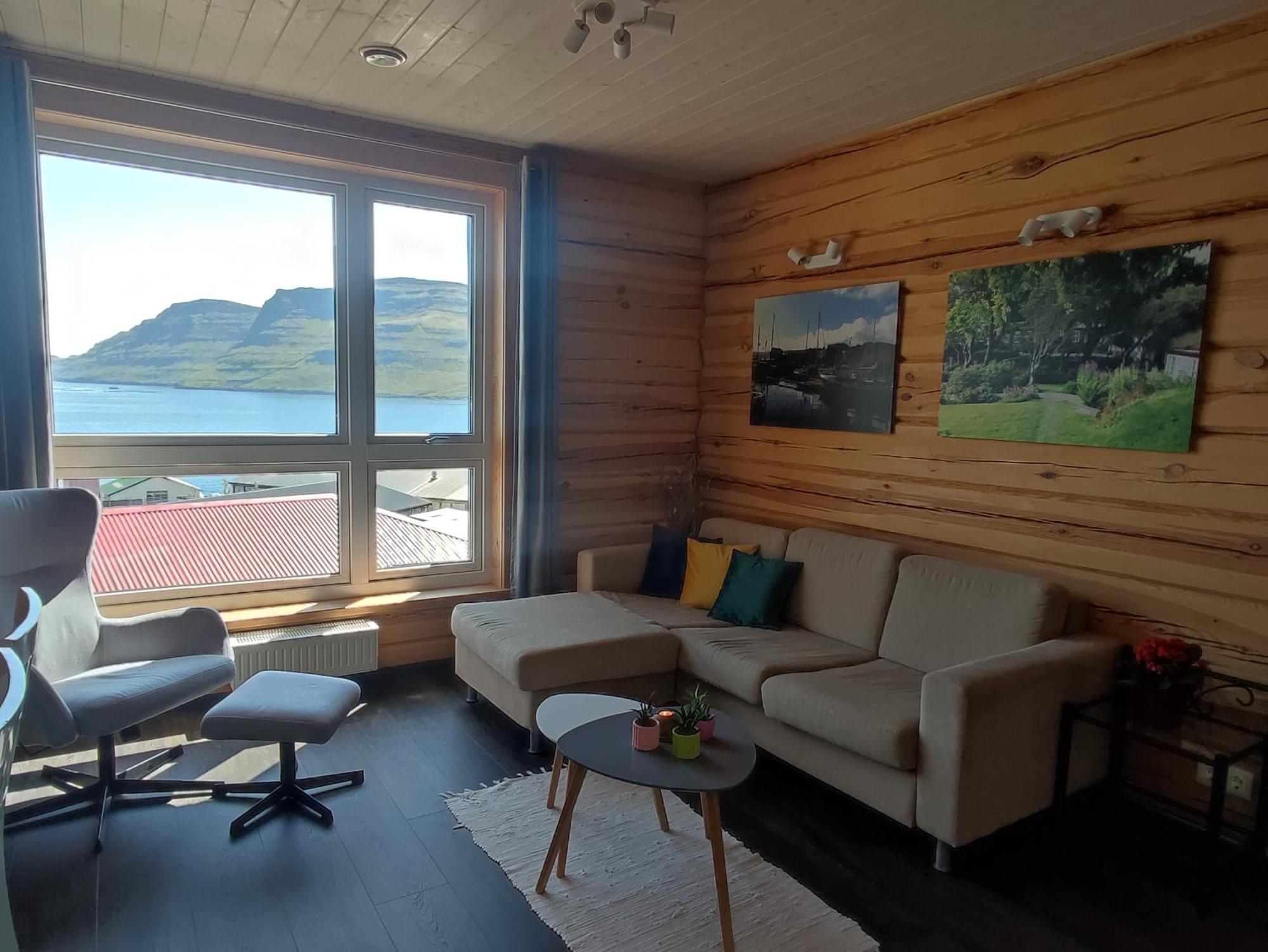 Gotugjogv Log House Lejlighed Eksteriør billede