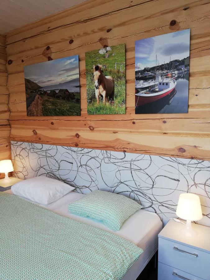 Gotugjogv Log House Lejlighed Eksteriør billede